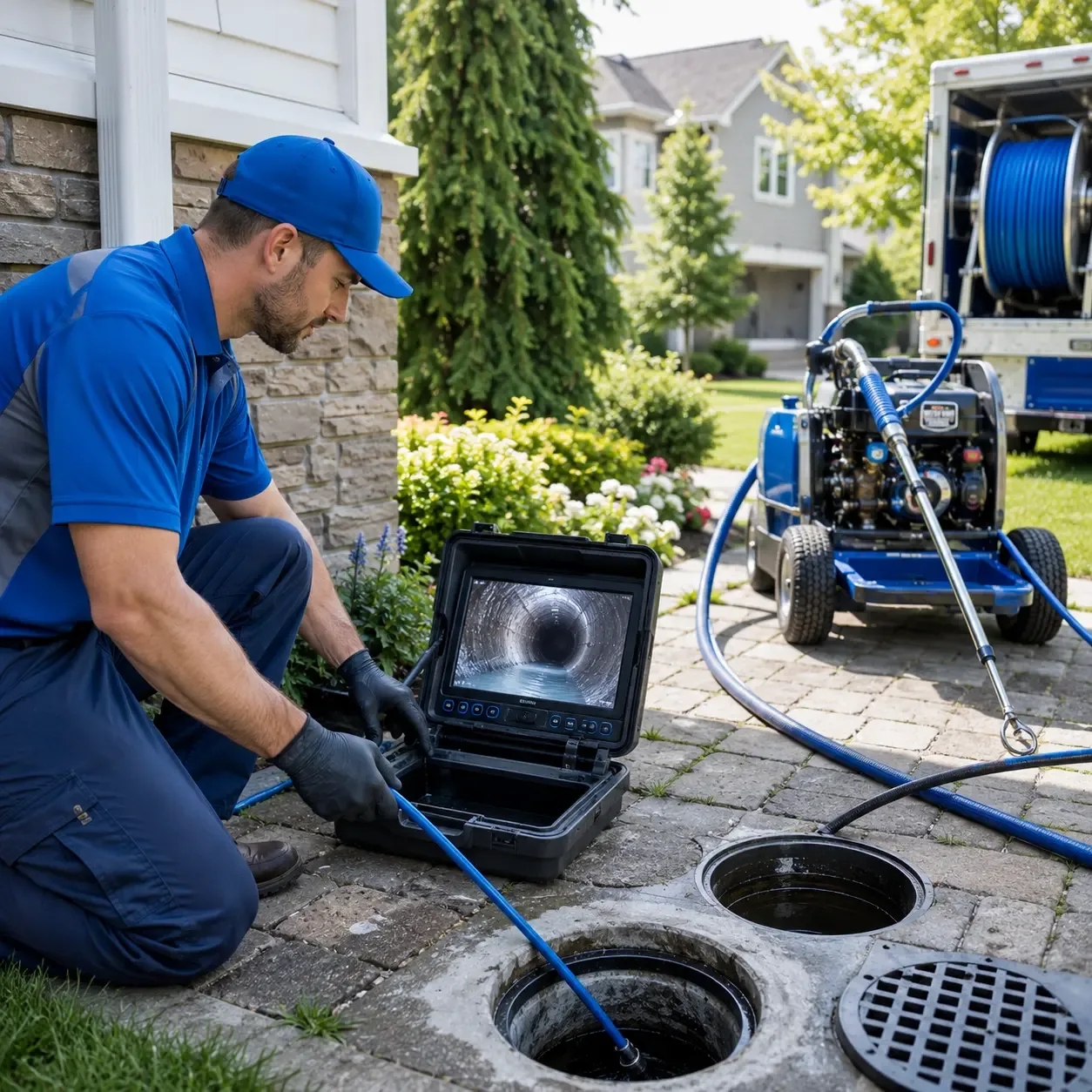 Outdoor drain cleaning professionals serving Mechanicsville, VA